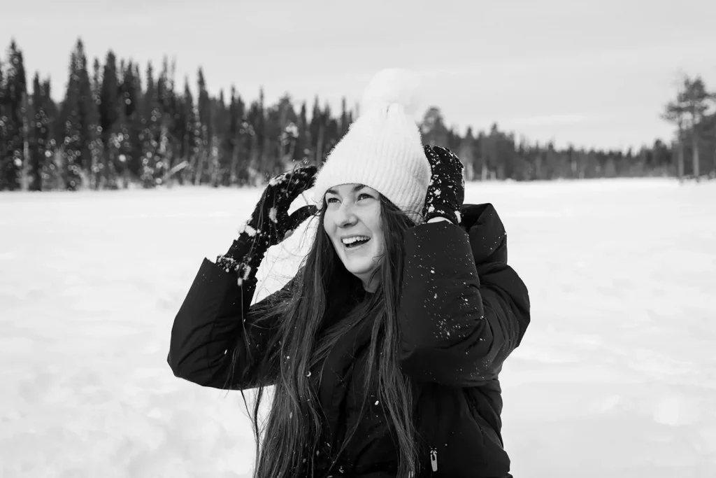 portrait femme fiancaille