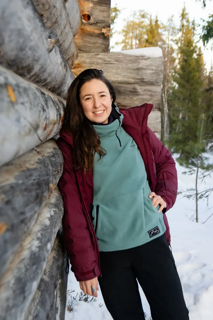 portrait jeune femme laponie