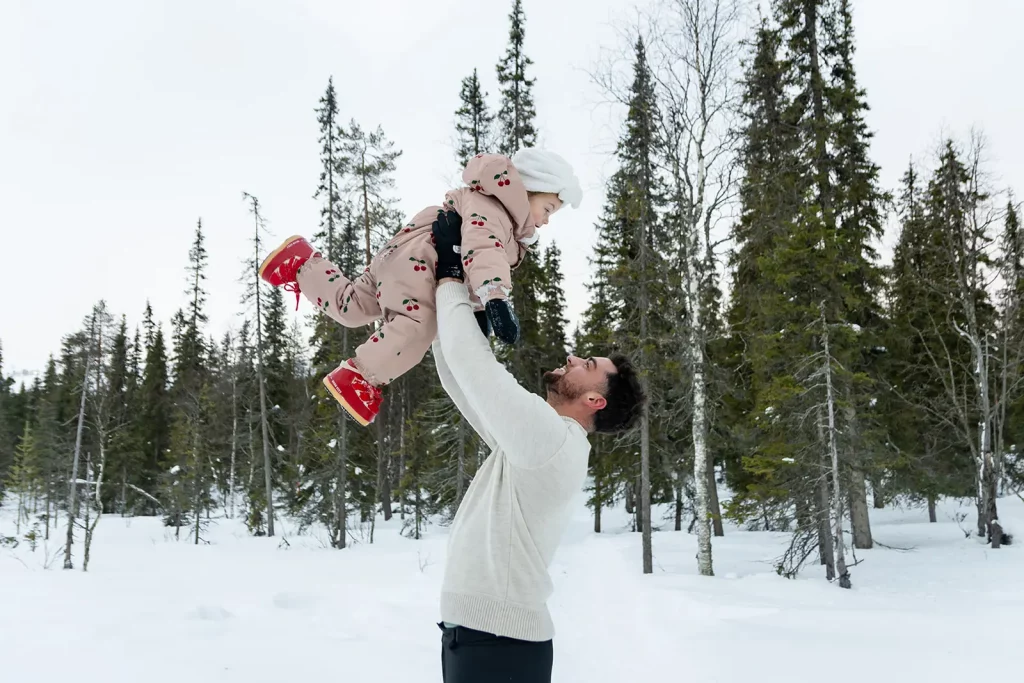 portrait pere fille luosto